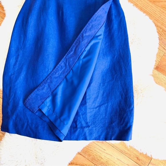 Talbots 100% Irish Linen Wrap Skirt - Picture 2 of 5